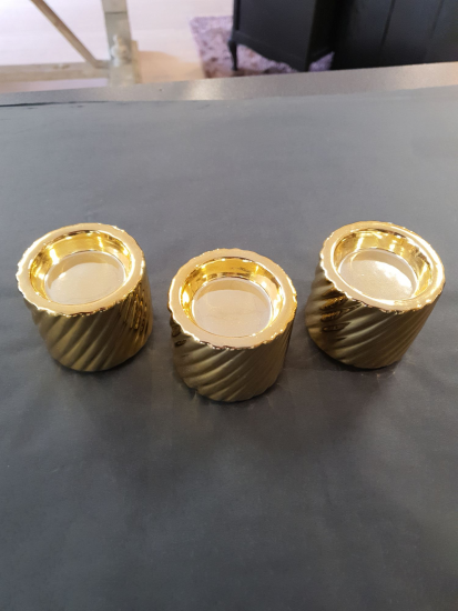 Set Goudkleurige Theelichtjes