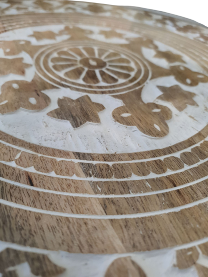 Rond houten draaiplateau