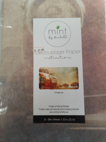 Reispapier Vintage Car A1