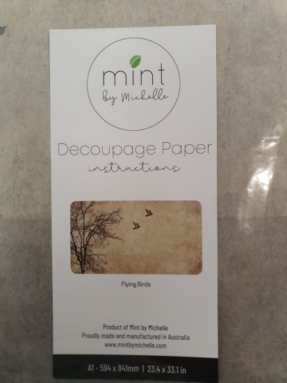 Reispapier A1 Flying Birds