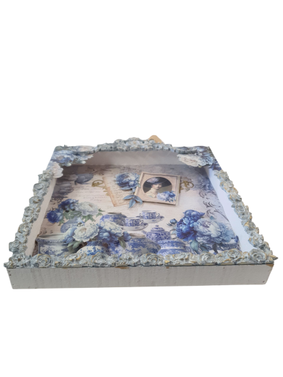 Brocante kijkast 3 D