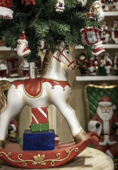 Kerstboom standaard Hobbelpaard