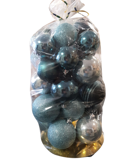 Zak kerstballen 5€