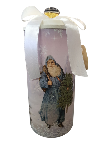 Kerst Voorraadpot met verlichting 