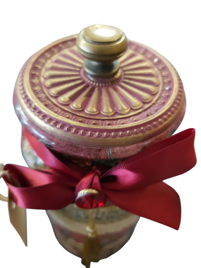 Kerst Voorraadpot thema rood