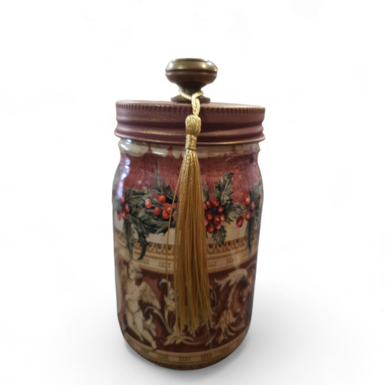 Kerst Voorraadpotje engelen motief