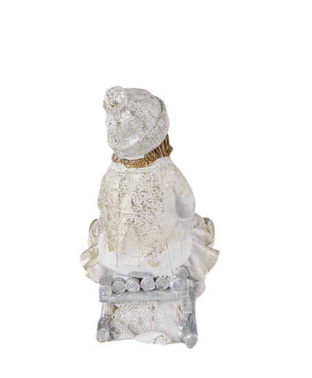 Clayre & Eef | Decoratie Beeld Kind Wit, Grijs