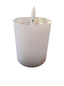 Ledkaars wit met timer
