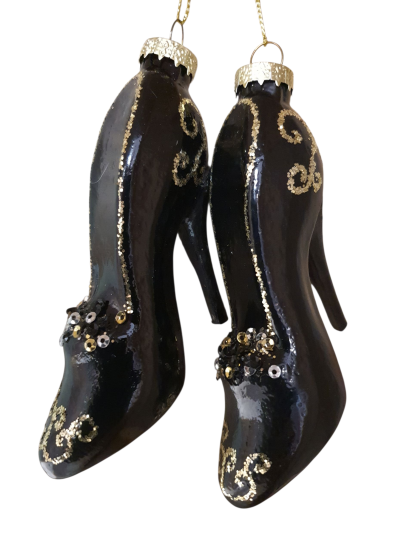 Set Schoentjes kerstdecoratie