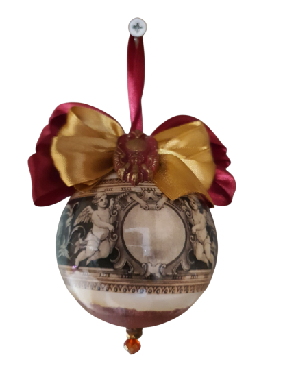 Luxe kerstballen handgemaakt 