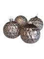 Clayre & Eef Kerstbal Zilver blingbling,