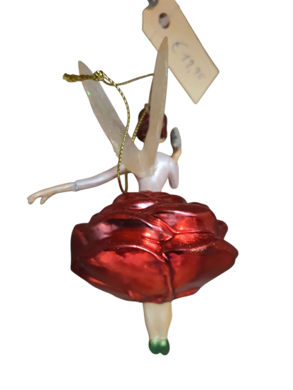Glazen Ballerina kersthanger ,