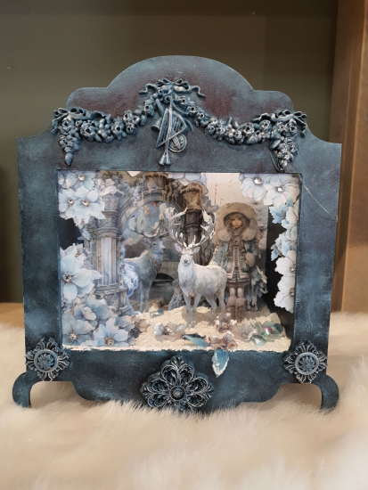 Kerst kijkastje 3D met verlichting 