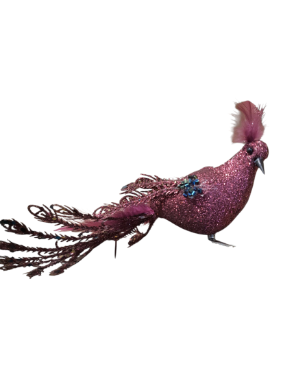 Kersthanger vogel pauw