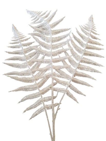 Witte blingbling kersttak 70 cm