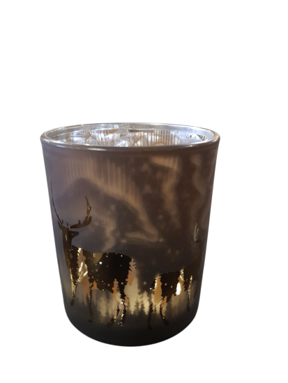 Theelicht clayre &Eef kerst 10x8.5 cm