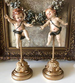 Set engelen  dutch style op voet