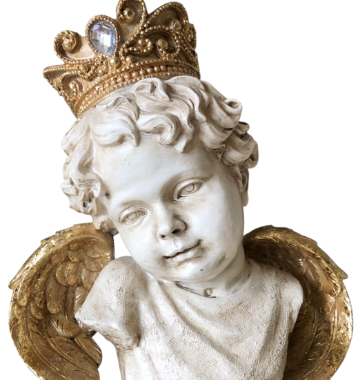 Buste Engel met kroon