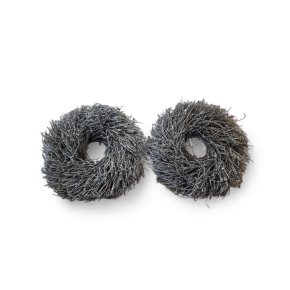 2 Zilverkleurige kransen