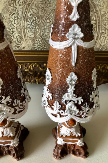 Set peperkoek boompjes