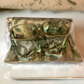 Kadoset Groene theelichtjes