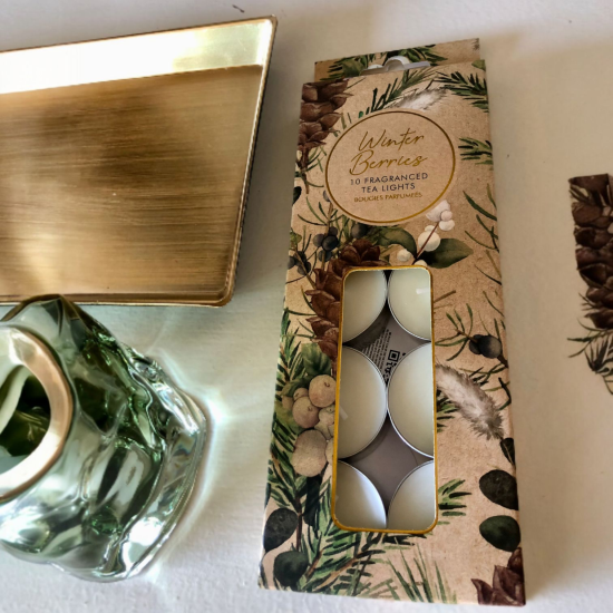 Kadoset Groene theelichtjes