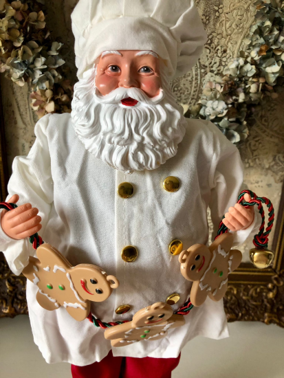 Kerstman met Gingerbread slinger