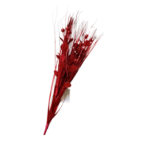 Kersttak glitter rood 78 cm