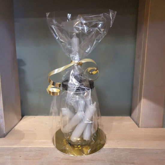 Kaarsenhouder met 6 kaarsjes