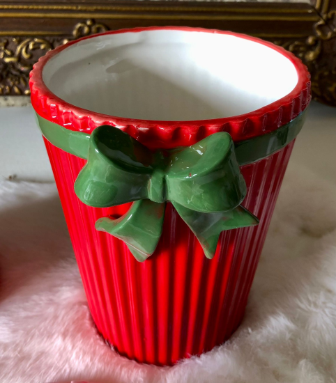 Kerst Voorraadpot rood