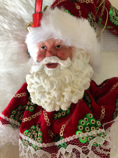 Kerstman hanger rood