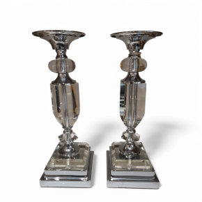 Set Vernikkelde Kandelaren