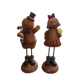 Set Gingerbread man en vrouw