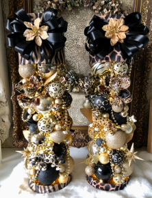 Kerstpilaar thema jungle