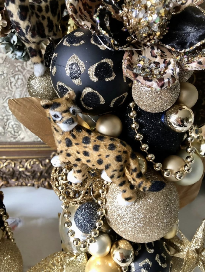 Kerstpilaar thema jungle