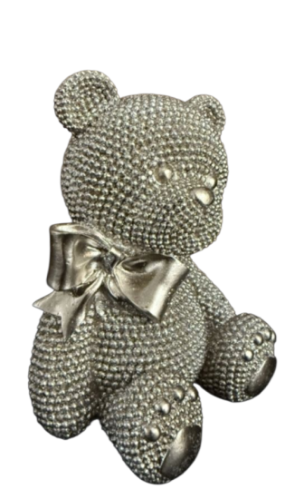Teddybeer goud / glitter 