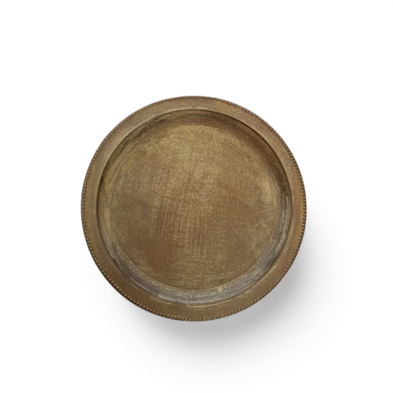 Rond Goudkleurig Dienblad