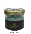 Posh Chalk Metallic Pigment Powders - Green Fthalo