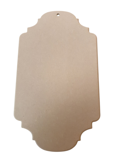 MDF bord - 35,5 x 20,5 cm