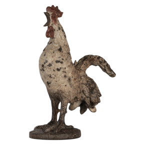 Clayre & Eef Decoratie Beeld Kip