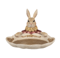 Decoratie konijn met schaal
