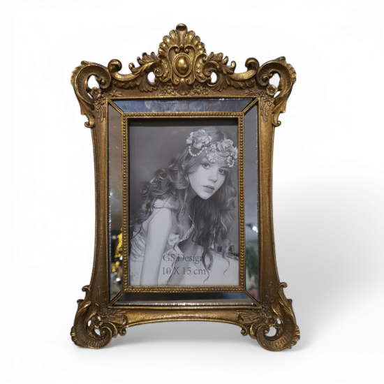 Fotolijst Goud spiegel 10x15