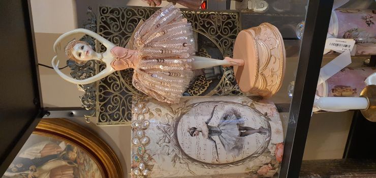 Ballerina speeldoos draaiend