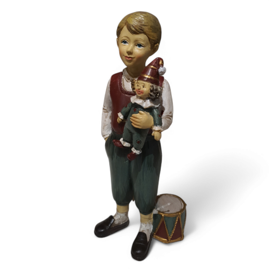 Jongen met Trommel en kind