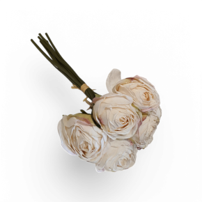 Bosje Kunstbloemen wit roze