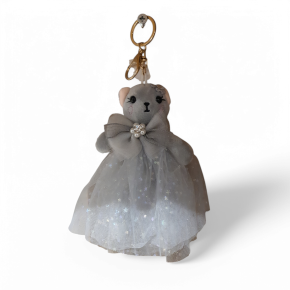 Beertje Grijs Sleutelhanger