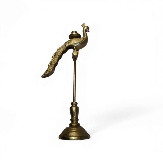 Pauwen Kandelaar Goudkleurig