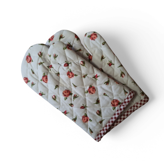 Ovenwanten met Roosjes