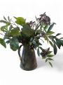 Zinken pot met Bloemen