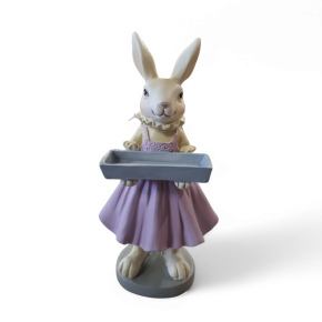 Konijn Dame met Dienblad